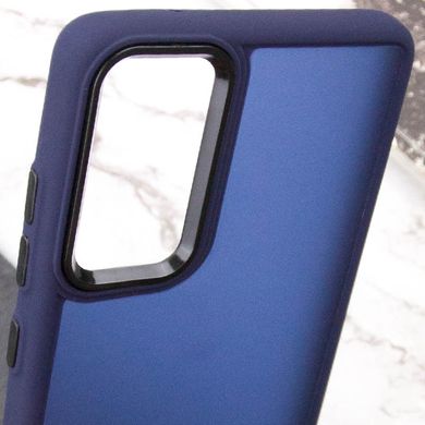 Чехол TPU+PC Lyon Frosted для Samsung Galaxy S20 FE Navy Blue