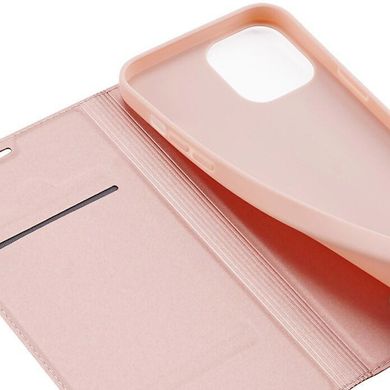 Чохол-книжка Dux Ducis з кишенею для візиток для Apple iPhone 14 Pro Max (6.7") Rose Gold