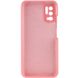 Чехол Silicone Cover Full Camera (AAA) для Xiaomi Redmi Note 10 5G / Poco M3 Pro Розовый / Light pink фото 3