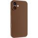 Чехол Silk Full Camera Protective (AA) NO LOGO для Apple iPhone 17 (6.3") Коричневый / Brown