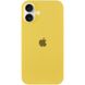 Чехол Silicone Case Full Protective (AA) для Apple iPhone 16 (6.1") Желтый / Yellow