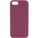 Чехол Silk Full Protective (AA) NO LOGO для Apple iPhone SE (2020) / 7 / 8 (4.7") Бордовый / Plum
