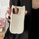 Чехол TPU Cat для Apple iPhone 16 Pro (6.3") Antique White фото 3