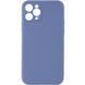 Силиконовый чехол Candy Full Camera для Apple iPhone 12 Pro Max (6.7") Голубой / Mist blue
