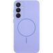 Чехол Silicone Cover Lakshmi Full Camera (AA) with MagFit для Samsung Galaxy S24+ Сиреневый / Dasheen