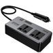 АЗУ инвертор Hoco Z66 New PD66W+QC3.0 (2USB-A/1C/2xSocket) (0.5m) Black фото 1