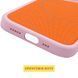 Чехол PC Textile Hybrid with Magnetic Fit для Apple iPhone 15 Pro (6.1") Pink / Orange фото 6