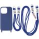 Чехол TPU two straps California для Apple iPhone 11 (6.1") Темно-синий / Midnight blue фото 1