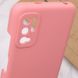 Чехол Silicone Cover Full Camera (AAA) для Xiaomi Redmi Note 10 5G / Poco M3 Pro Розовый / Light pink фото 5