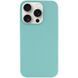 Чехол Silicone Case Full Protective (AA) NO LOGO для Apple iPhone 14 Pro Max (6.7") Бирюзовый / Marine Green