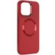 TPU чехол Bonbon Metal Style with MagSafe для Apple iPhone 15 (6.1") Красный / Red фото 1