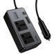 АЗУ инвертор Hoco Z66 New PD66W+QC3.0 (2USB-A/1C/2xSocket) (0.5m) Black фото 4