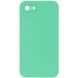 Silicone Case Square Full Camera Protective (AA) NOLOGO для Apple iPhone 7 / 8 / SE (2020) (4.7") Зеленый / Spearmint