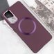 TPU чехол Bonbon Metal Style with MagSafe для Samsung Galaxy S20 FE Бордовый / Plum фото 4