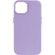 Шкіряний чохол Leather Case (AA) with MagSafe для Apple iPhone 14 (6.1") Elegant purple фото 1