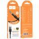 Аудіо кабель Aux Hoco UPA27 Spirit transparent (Type-C to AUX 3.5mm) (1.2m) Black фото 6