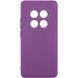 Чехол TPU GETMAN Liquid Silk Full Camera для Xiaomi Redmi Note 14 Pro 4G Фиолетовый / Grape