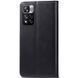 Кожаный чехол книжка GETMAN Gallant (PU) для Xiaomi Redmi Note 11 Pro 4G/5G / 12 Pro 4G Черный фото 4