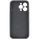 Чехол Silk Full Camera Protective (AA) NO LOGO для Apple iPhone 13 Pro Max (6.7") Серый / Dark Gray фото 3