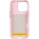 Чехол PC Textile Hybrid with Magnetic Fit для Apple iPhone 15 Pro (6.1") Pink / Orange фото 4
