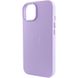 Шкіряний чохол Leather Case (AA) with MagSafe для Apple iPhone 14 (6.1") Elegant purple фото 6
