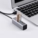 Переходник HUB Hoco HB1 USB to USB 2.0 (4 port) (1m) Серый фото 4