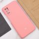 Чехол Silicone Cover Full Camera (AAA) для Xiaomi Redmi Note 10 5G / Poco M3 Pro Розовый / Light pink фото 4
