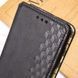 Кожаный чехол-книжка GETMAN Cubic (PU) для Xiaomi Redmi A5 / Poco C71 Черный
