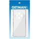 TPU чехол GETMAN Ease logo усиленные углы Full Camera для Oppo Reno 12 F 4G/5G Бесцветный (прозрачный) фото 5