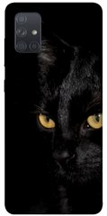 Чохол itsPrint Чорний кіт для Samsung Galaxy A71