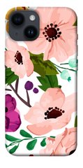 Чехол itsPrint Акварельные цветы для Apple iPhone 14 (6.1")