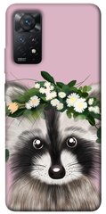 Чехол itsPrint Raccoon in flowers для Xiaomi Redmi Note 11 Pro 4G/5G