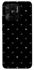 Чехол itsPrint Сердечки для Xiaomi Redmi 10C