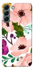 Чехол itsPrint Акварельные цветы для Samsung Galaxy S22+