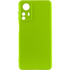 Чохол Silicone Cover Lakshmi Full Camera (A) для Xiaomi Redmi Note 12S Салатовий / Neon Green