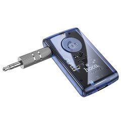 Bluetooth аудио ресивер Hoco E66 Transparent discovery edition Dark blue