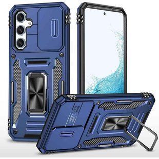 Ударостійкий чохол Camshield Army Ring для Samsung Galaxy S26 Синій / Navy