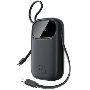 Портативний ЗП Power Bank Baseus EnerFill FC31 PD22.5W with cables 20000 mAh (PPQD3) Cosmic Black
