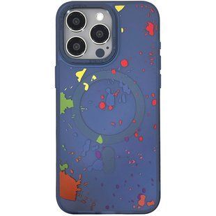 Чехол TPU+PC Flush with Magnetic Fit для Apple iPhone 16 Pro (6.3") Dark blue