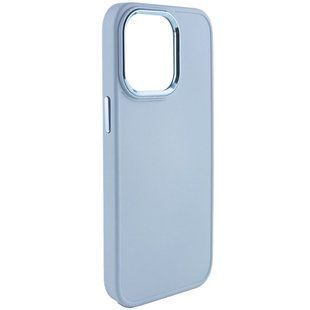 TPU чехол Bonbon Metal Style для Apple iPhone 14 Pro Max (6.7") Голубой / Mist blue