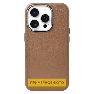 Шкіряний чохол Leather Case Metal Buttons для Samsung Galaxy S23 FE Brown