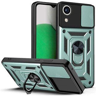 Чехол Ummi Camshield Serge Ring для Samsung Galaxy A03 Core Зеленый / Green