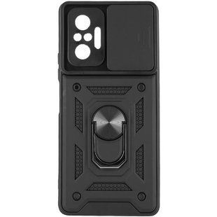 Чохол Ummi Camshield Serge Ring для Xiaomi Redmi Note 10 Pro / 10 Pro Max Чорний / Black