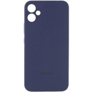 Чехол Silicone Cover Lakshmi Full Camera (AAA) with Logo для Samsung Galaxy A07 Темно-синий / Midnight blue