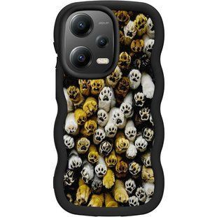 Чехол TPU Cloudy Pictures для Xiaomi Poco X5 5G / Redmi Note 12 5G Paws