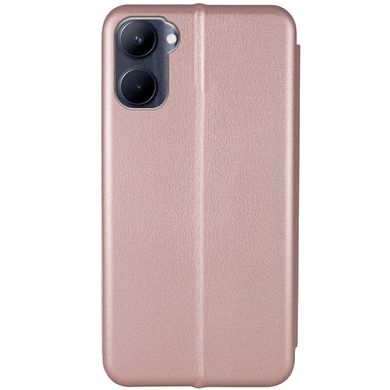 Кожаный чехол (книжка) Classy для Realme C33 Rose Gold