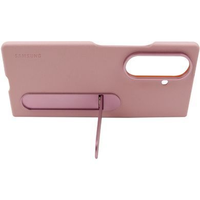 Уценка Кожаный чехол Leather Case (AAA) with stand для Samsung Galaxy Z Fold7 Вскрытая упаковка / Pink