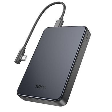 Портативний ЗП Power Bank Hoco J170 Starlight 22.5W+PD20W with cable 10000 mAh Metal gray