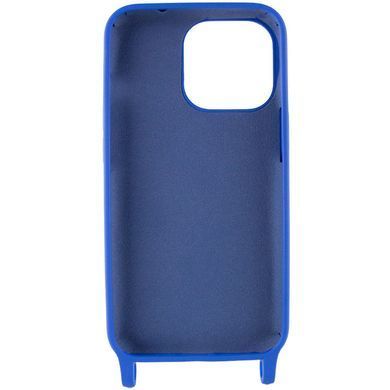 Чехол TPU two straps California для Apple iPhone 13 (6.1") Синий / Iris