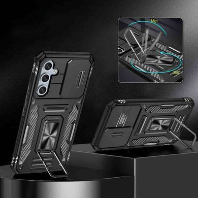 Ударостійкий чохол Camshield Army Ring для Samsung Galaxy A35 / A55 Чорний / Black